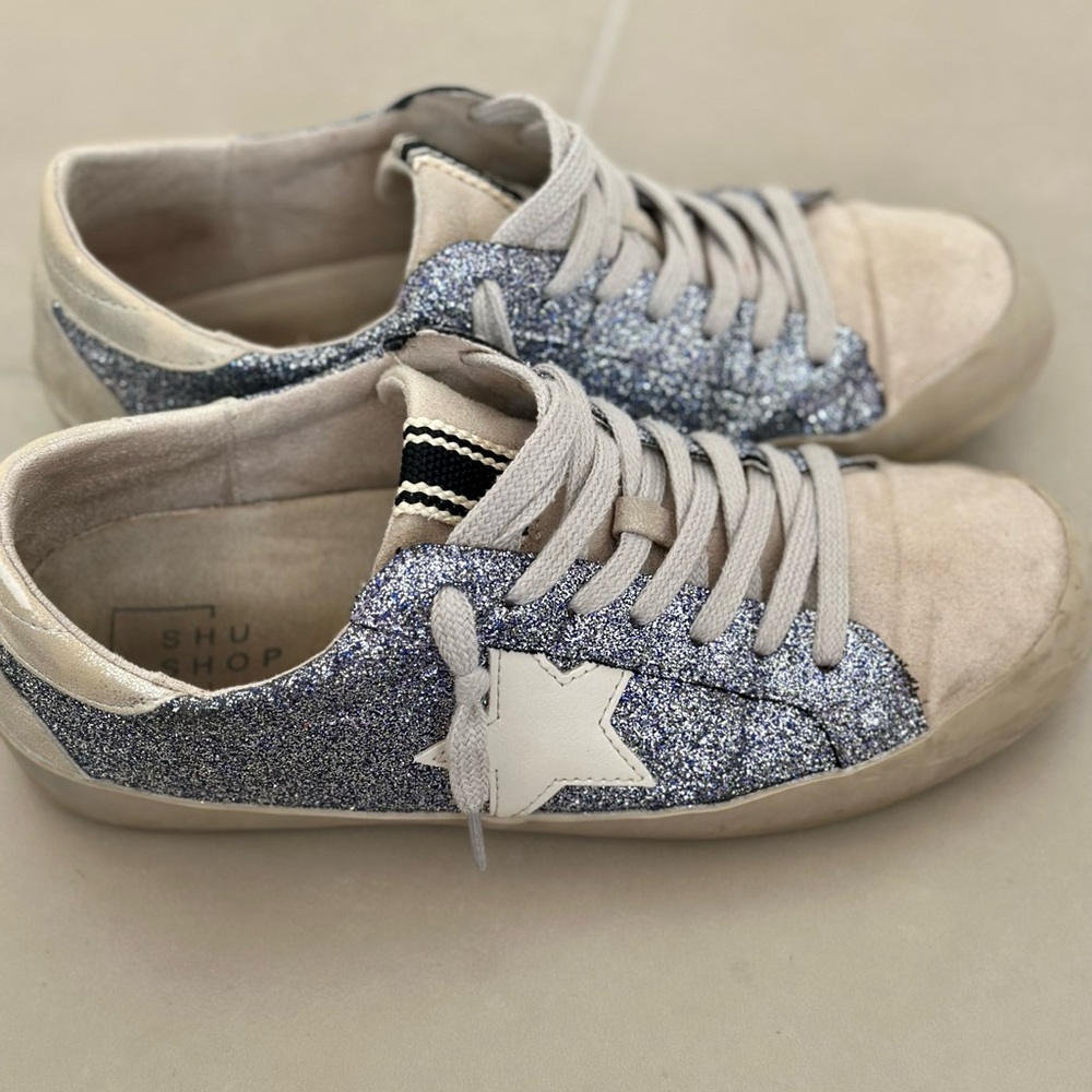 ShuShop Paula Glitter Sneaker (Golden Goose Dupe)